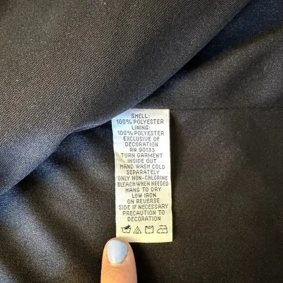 VTG Bob Mackie Wearable Art Black Sequined Jacket Size 18W women's - Picture 3 of 6